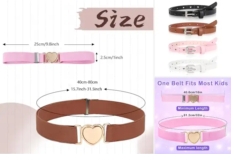 Detailed view of Best Adjustable Girl Belts