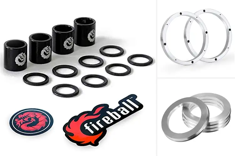 Detailed view of Best Aluminum Spacer Rings