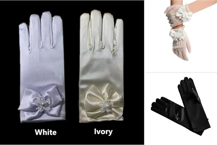 Detailed view of Best Bridal Gloves For Girls