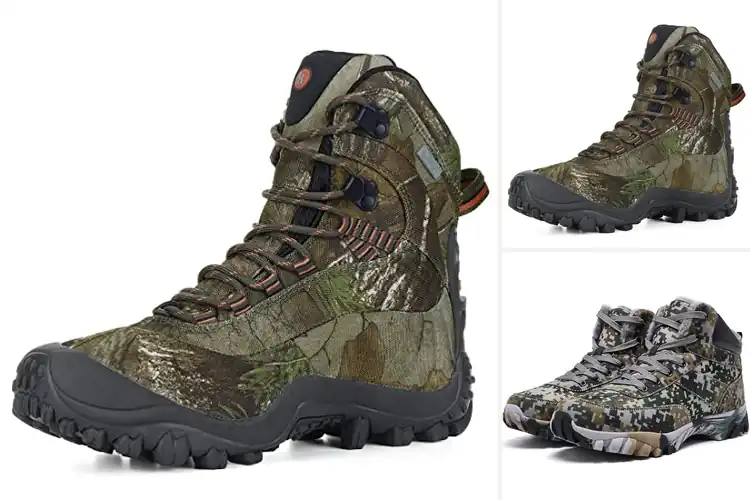 Detailed view of Best Camouflage Winter Boots
