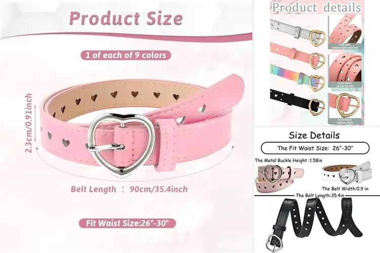 Detailed view of Best Colorful Girls Belts