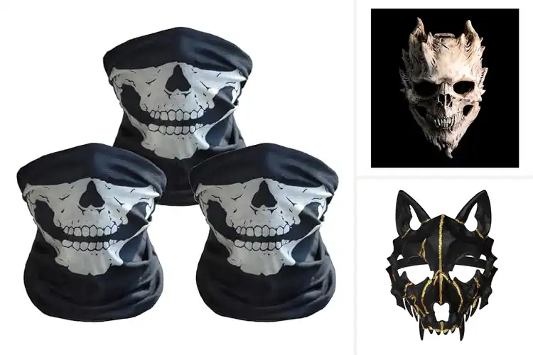 Detailed view of Best Cosplay Skeleton Masks