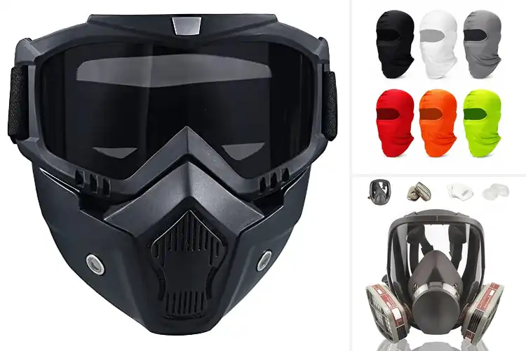 Detailed view of Best Full Face Protection Masks