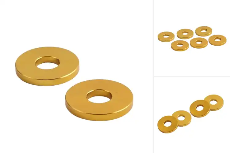 Detailed view of Best Gold Colored Decorative Spacer Rings
