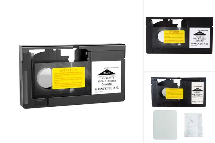 Detailed view of Best JVC Compatible VHS-C Adapters for Instant Playback