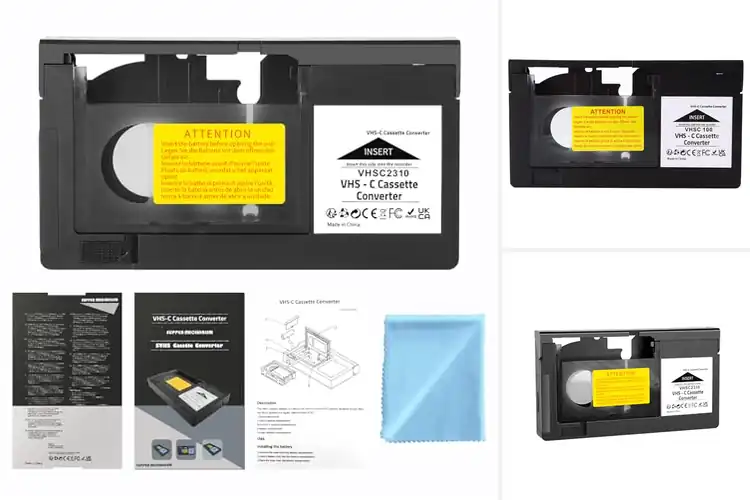 Detailed view of Best JVC VHS-C Adapters: Relive Cherished Moments with Ease