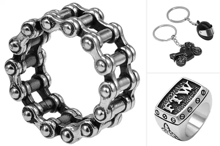 Detailed view of Best Motorcycle Decorative Rings