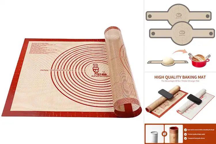 Detailed view of Best Non-Stick Sourdough Baking Mats