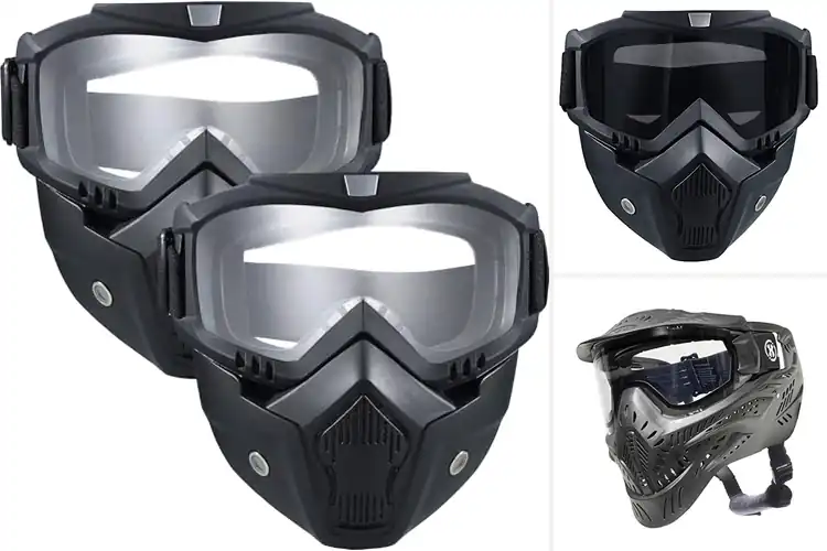 Detailed view of Best Paintball Face Masks: Stay Safe, Play Comfortably