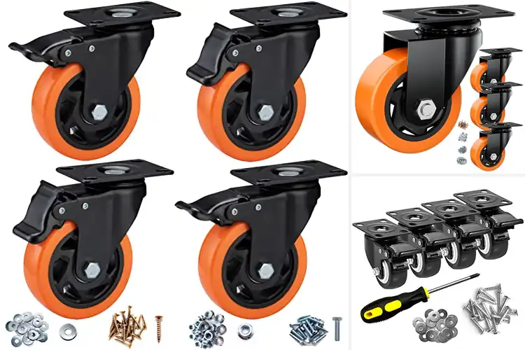 Detailed view of Best Polyurethane Caster Wheels
