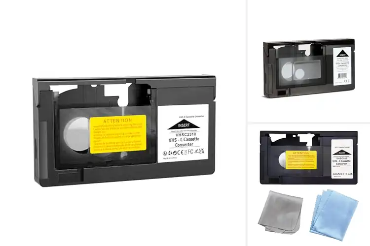 Detailed view of Best RCA Compatible VHS-C Adapters: Quick Playback
