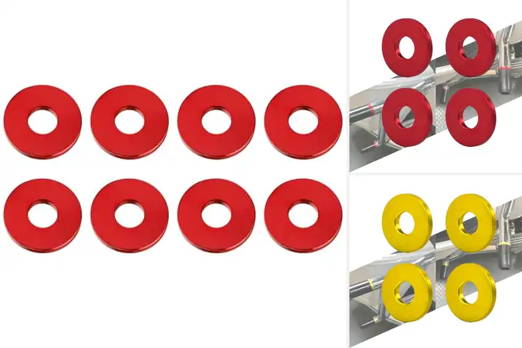 Detailed view of Best Saddlebag Guard Spacers