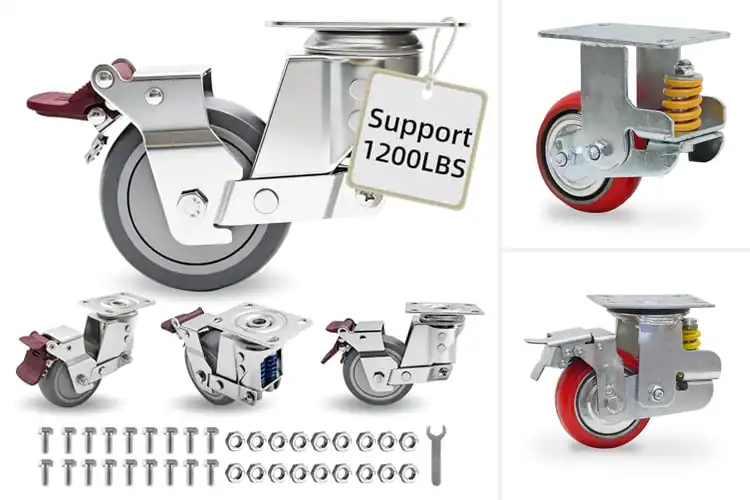 Detailed view of Best Shock Absorbing Casters
