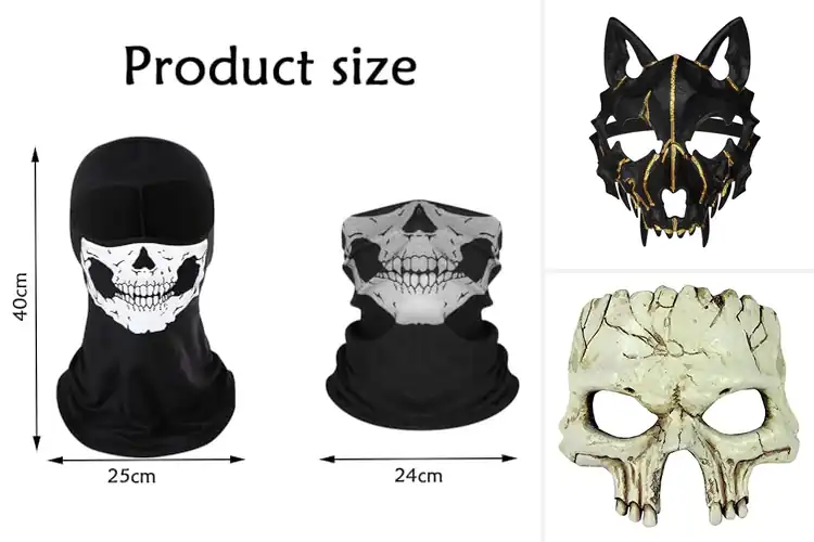 Detailed view of Best Skull Masks For Cosplay: Find Your Perfect Match Today