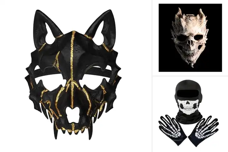 Detailed view of Best Skull Skeleton Masks For Cosplay