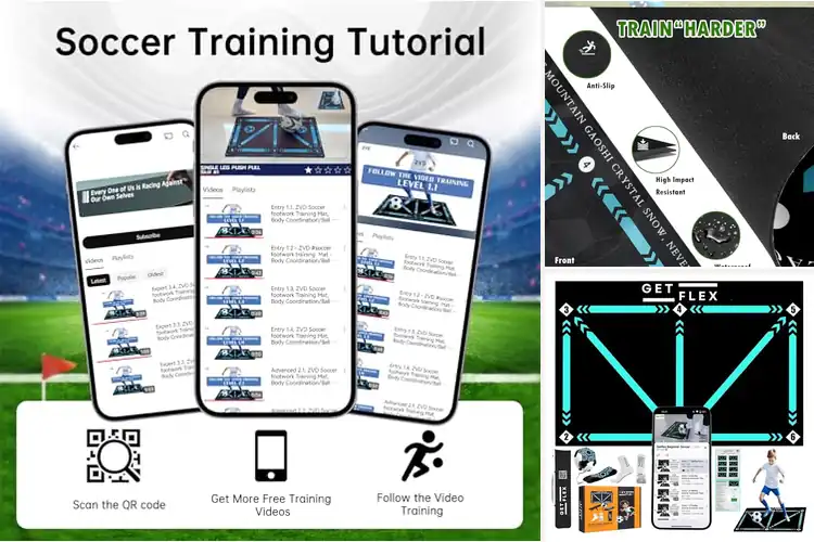 Detailed view of Best Soccer Training Mats