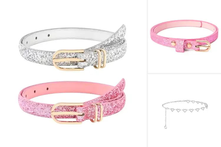 Detailed view of Best Sparkly Belts For Girls: 10 Glamorous & Durable Picks