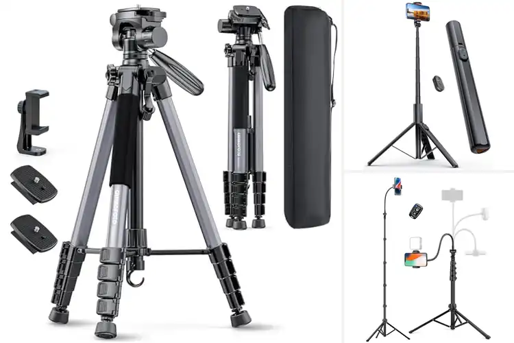 Detailed view of Best Tall Tripods for Stunning High-Angle Shots