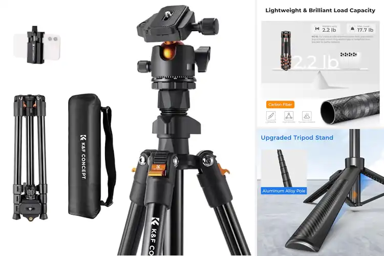 Detailed view of Best Travel Tripods: Light & Compact Gear for Photography