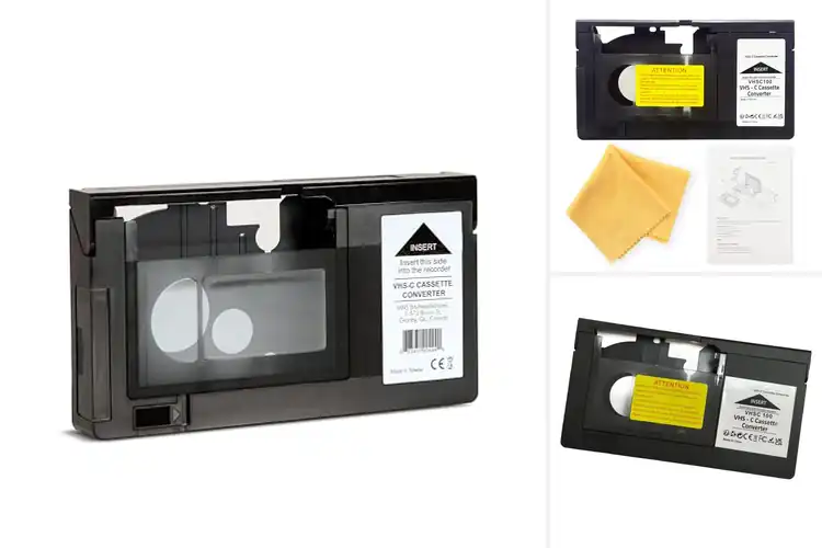 Detailed view of Best VHS-C Cassette Adapters for Vintage Camcorders