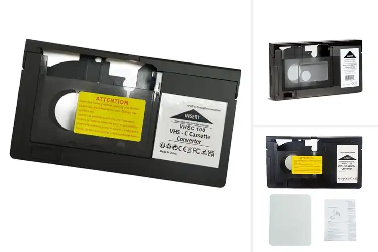 Detailed view of Best VHS-C Tape Adapters for Digital Conversion