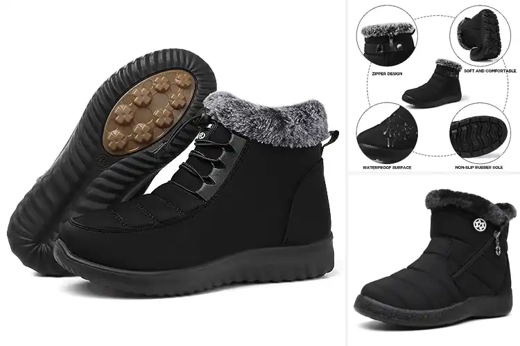 Detailed view of Best Warm Snow Boots